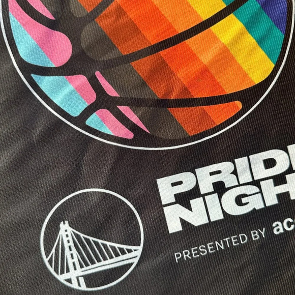 GSW Golden State Warriors 2024-2025 PRIDE NIGHT Rally Towel - Picture 5 of 6